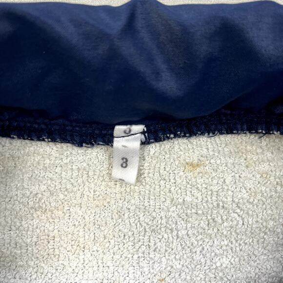 Vintage Airbus Bomber Jacket Adult Small Navy Blue Aerospace Aircraft Space 80s - Picture 6 of 10